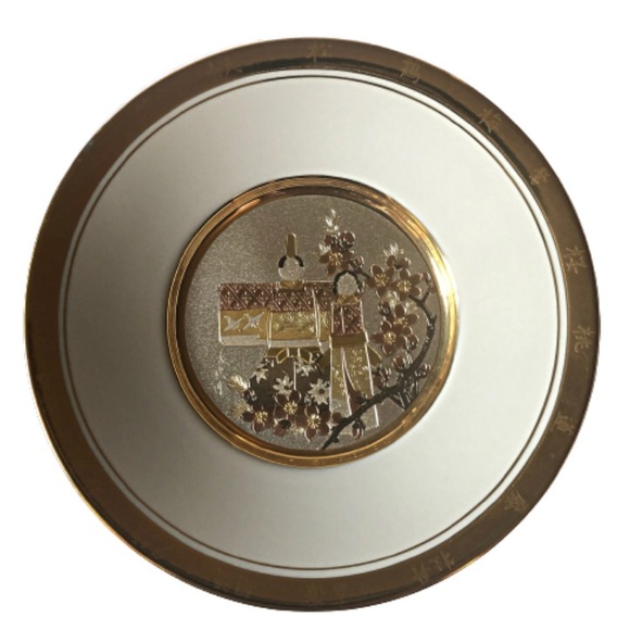 The Hamilton Collection -The Japanese Floral Calendar CHOKIN Set of 4. - Picture 9 of 10